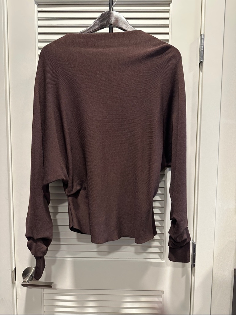 Zara Chocolate Brown Knit Top